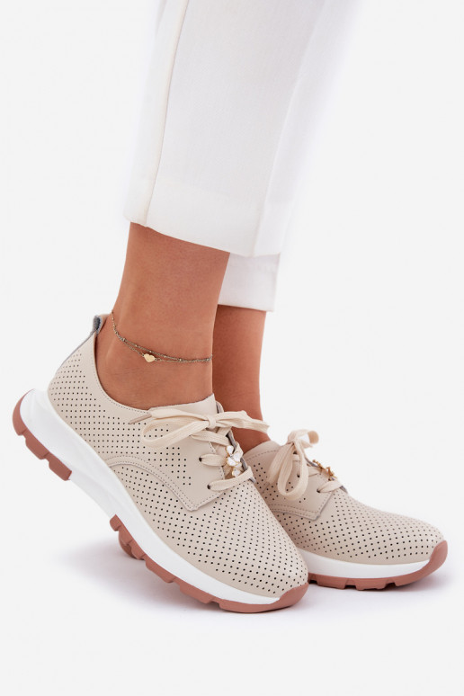   apavi  Z Przypinką Artiker 54C1811 smilšu krāsas