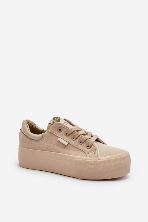 sieviešu puszābaki ar platformu Lee Cooper LCW-24-31-2181 smilšu krāsas sieviešu puszābaki ar platformu Lee Cooper LCW-24-31-2181 smilšu krāsas