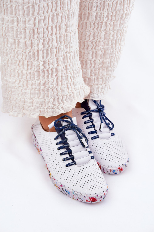   apavi Na j Platformie Artiker 52C1713 Baltas-tumši zilas krāsas