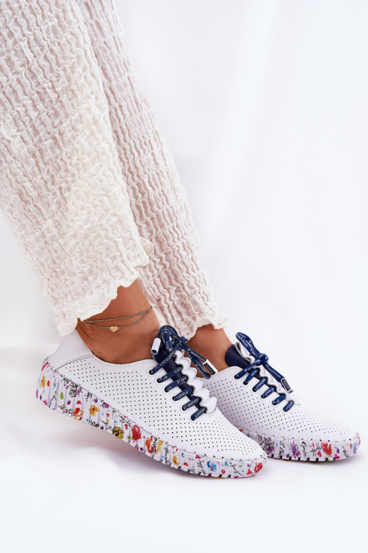   apavi Na j Platformie Artiker 52C1713 Baltas-tumši zilas krāsas