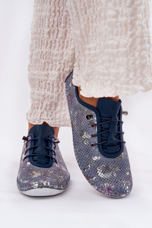 apavi  no dabīgas ādas  Artiker 56C2691 Zilas krāsas