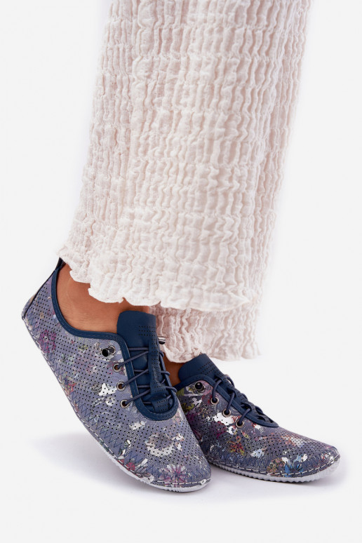 apavi  no dabīgas ādas  Artiker 56C2691 Zilas krāsas