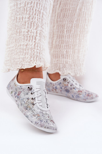 apavi  no dabīgas ādas  Artiker 56C2688 baltas krāsas 2