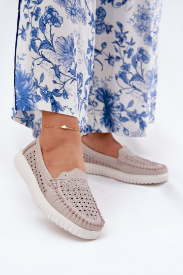 sieviešu mokasīni  Vinceza 88028 smilšu krāsas