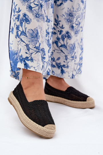 Espadrilless ar platformu Vinceza 17392 Melns