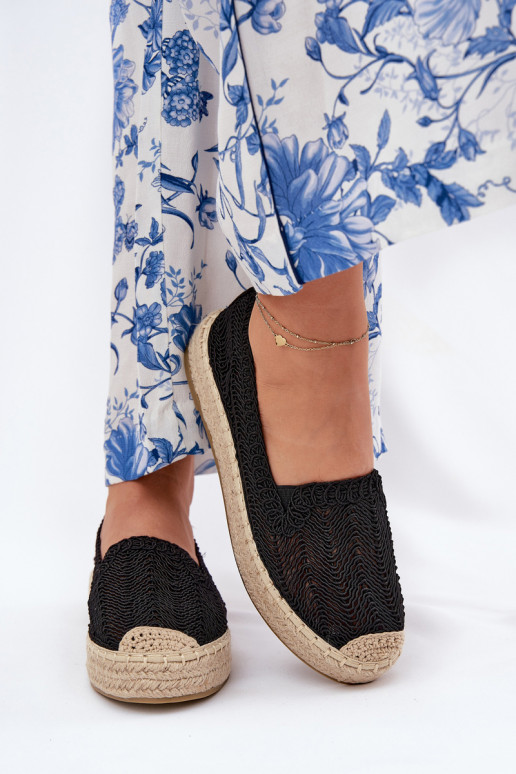 Espadrilless ar platformu Vinceza 17392 Melns