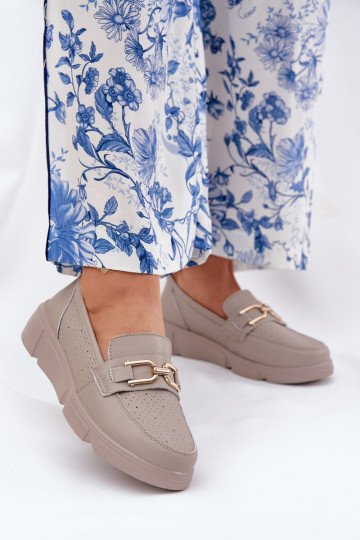 sieviešu mokasīni   Ze Zelta krāsasm Detalem Vinceza 88007 smilšu krāsas