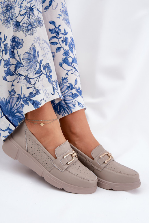 sieviešu mokasīni   Ze Zelta krāsasm Detalem Vinceza 88007 smilšu krāsas