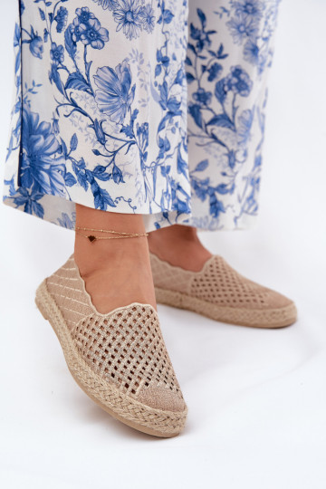 Espadrilless  Vinceza 13625 smilšu krāsas 2