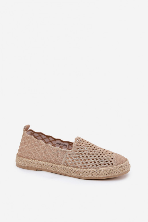 Espadrilless  Vinceza 13625 smilšu krāsas
