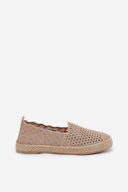 Espadrilless  Vinceza 13625 smilšu krāsas
