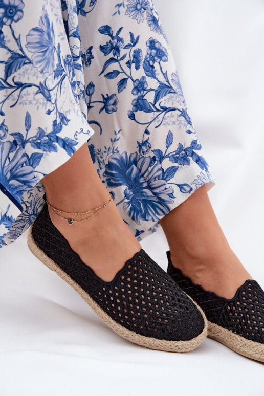 Espadrilless  Vinceza 13625 Melns