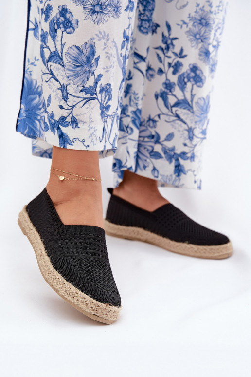  espadrilles  Vinceza 13624 Melns