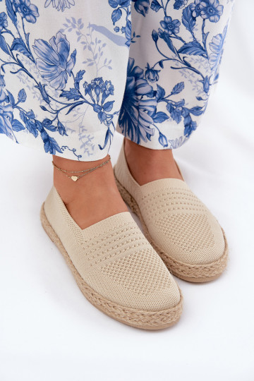 espadrilles  Vinceza 13624 smilšu krāsas