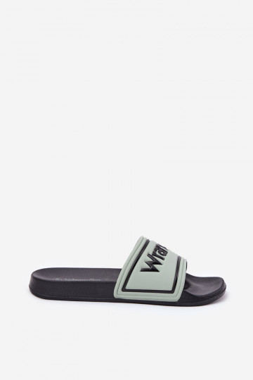 Čības  WRANGLER AVERELL SLIDER MEN LOW 20251042.52D zaļas krāsas 2