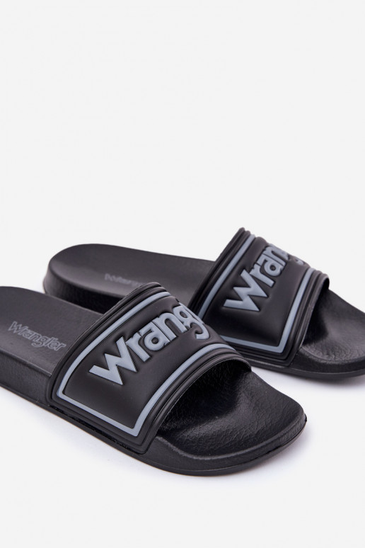 Čības  WRANGLER AVERELL SLIDER MEN LOW 20251042.25Y Melns Čības  WRANGLER AVERELL SLIDER MEN LOW 20251042.25Y Melns