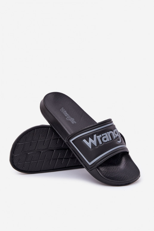 Čības  WRANGLER AVERELL SLIDER MEN LOW 20251042.25Y Melns Čības  WRANGLER AVERELL SLIDER MEN LOW 20251042.25Y Melns