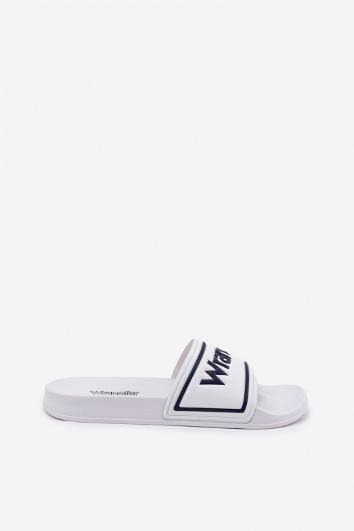 Čības  WRANGLER AVERELL SLIDER MEN LOW 20251042.1FG baltas krāsas Čības  WRANGLER AVERELL SLIDER MEN LOW 20251042.1FG baltas krāsas