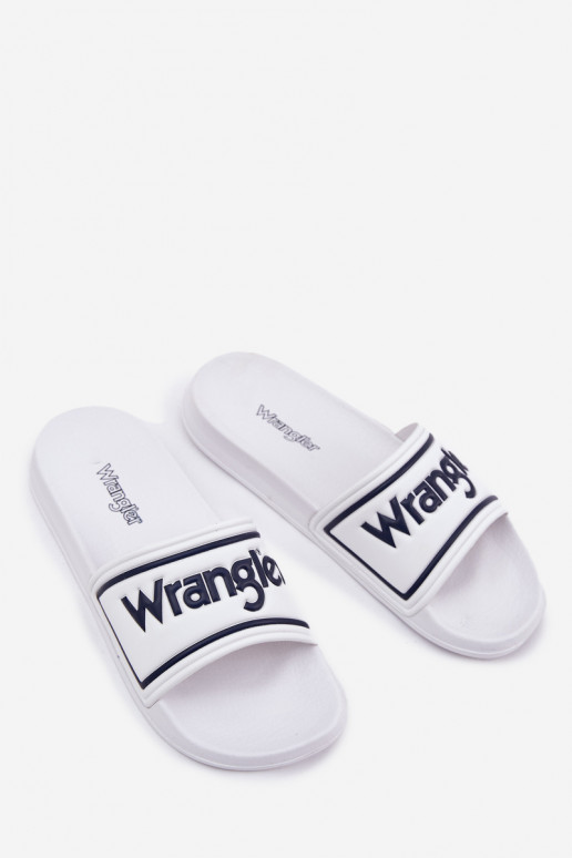 Čības  WRANGLER AVERELL SLIDER MEN LOW 20251042.1FG baltas krāsas Čības  WRANGLER AVERELL SLIDER MEN LOW 20251042.1FG baltas krāsas