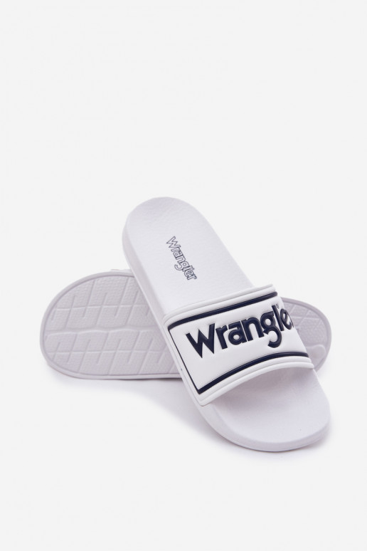 Čības  WRANGLER AVERELL SLIDER MEN LOW 20251042.1FG baltas krāsas Čības  WRANGLER AVERELL SLIDER MEN LOW 20251042.1FG baltas krāsas