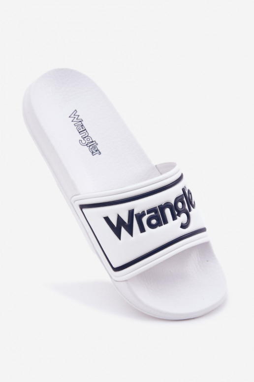 Čības  WRANGLER AVERELL SLIDER MEN LOW 20251042.1FG baltas krāsas Čības  WRANGLER AVERELL SLIDER MEN LOW 20251042.1FG baltas krāsas