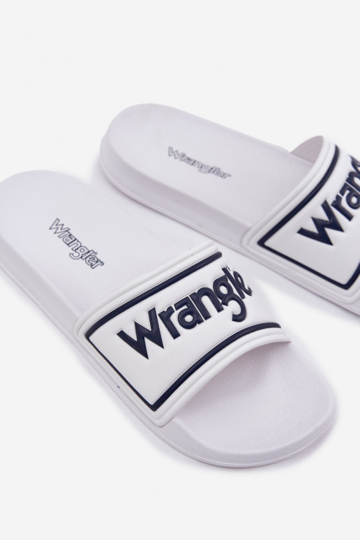 Čības  WRANGLER AVERELL SLIDER MEN LOW 20251042.1FG baltas krāsas Čības  WRANGLER AVERELL SLIDER MEN LOW 20251042.1FG baltas krāsas