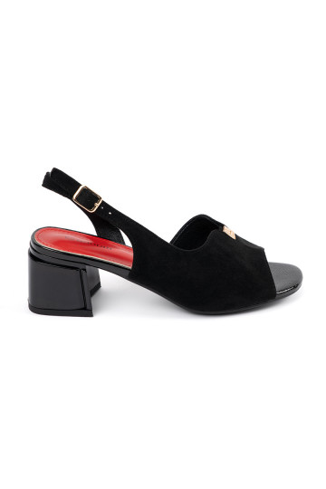 zamšādas kurpes  Melnas krāsas