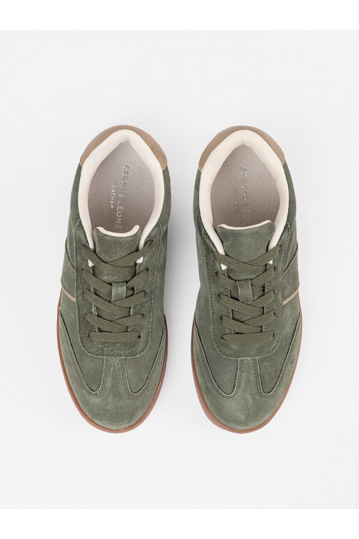 zamšādas zaļš Sporta apavi Sergio Leone