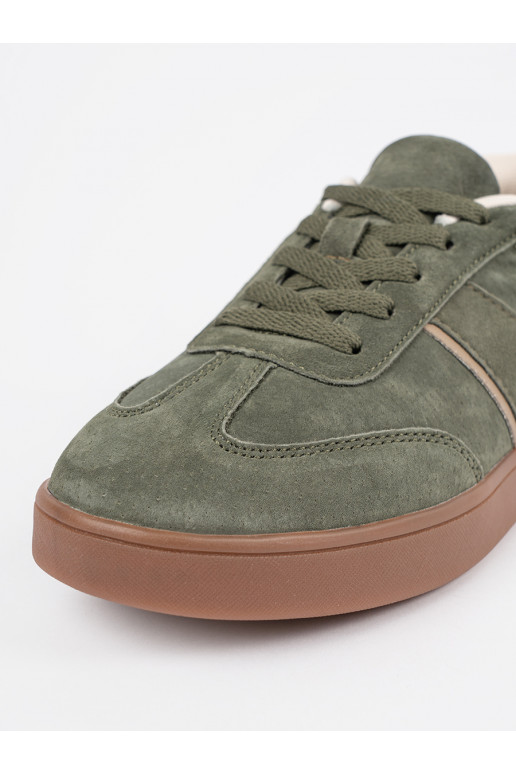 zamšādas zaļš Sporta apavi Sergio Leone