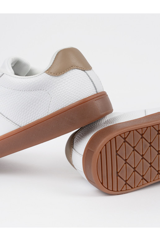 zamšādas balta krāsa Sporta apavi Sergio Leone