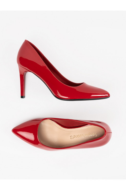 sarkanas krāsas Augstpapēžu kurpes Sergio Leone