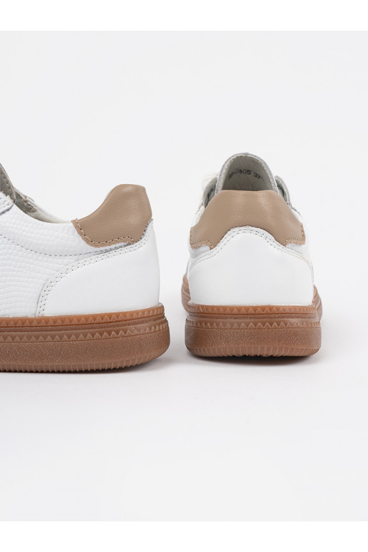 baltas krāsas Apavi kedu modelī   Sergio Leone