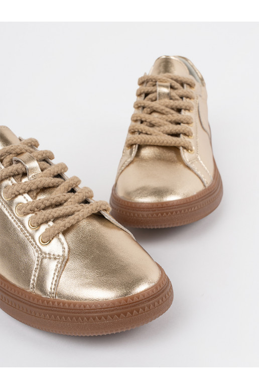 Zelta krāsas Apavi kedu modelī   Sergio Leone