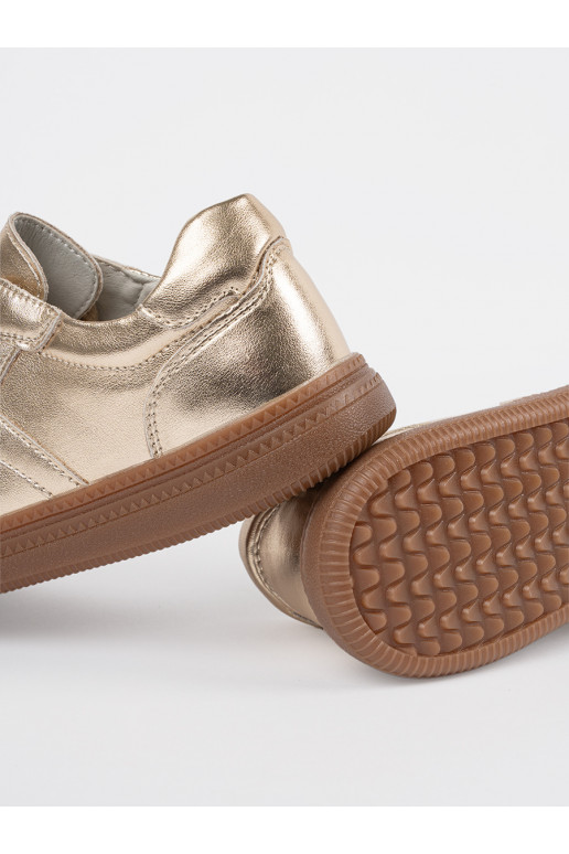 Zelta krāsas Apavi kedu modelī   Sergio Leone