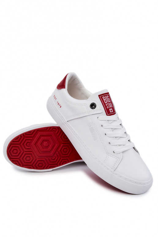 Sporta apavi Big Star JJ174106 Baltas-sarkanas krāsas    Sporta apavi Big Star JJ174106 Baltas-sarkanas krāsas