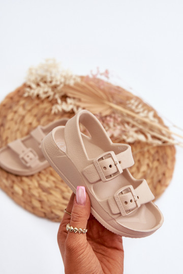 Čības Bērnu apavi  ar sprādzēm BIG STAR NN374544 smilšu krāsas 2