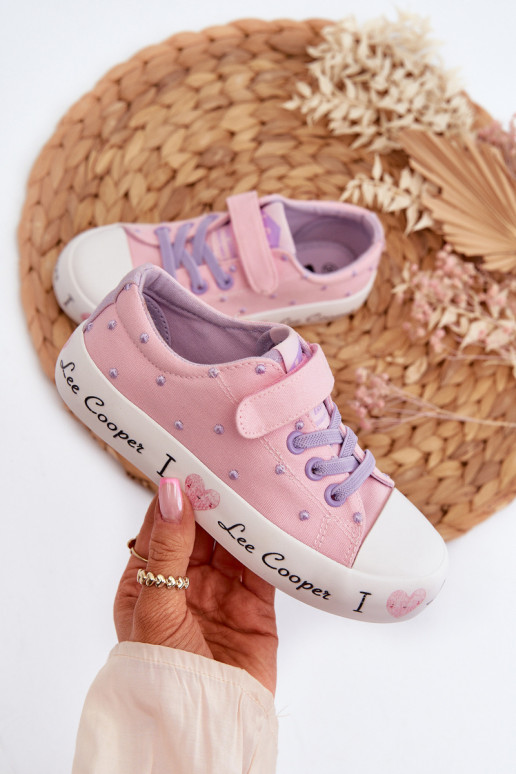 brīvā laika apavi Bērnu Lee Cooper LCW-24-02-2160 Rozā krāsas