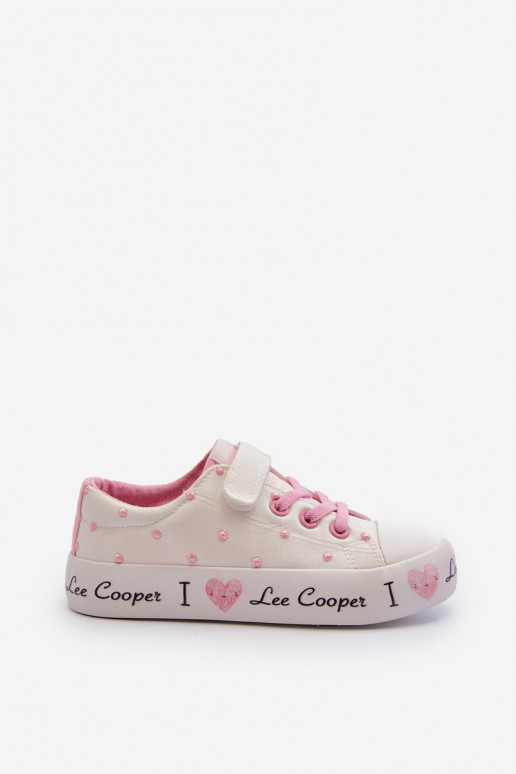 Baltie bērnu brīvā laika apavi Lee Cooper LCIN-24-02-2159