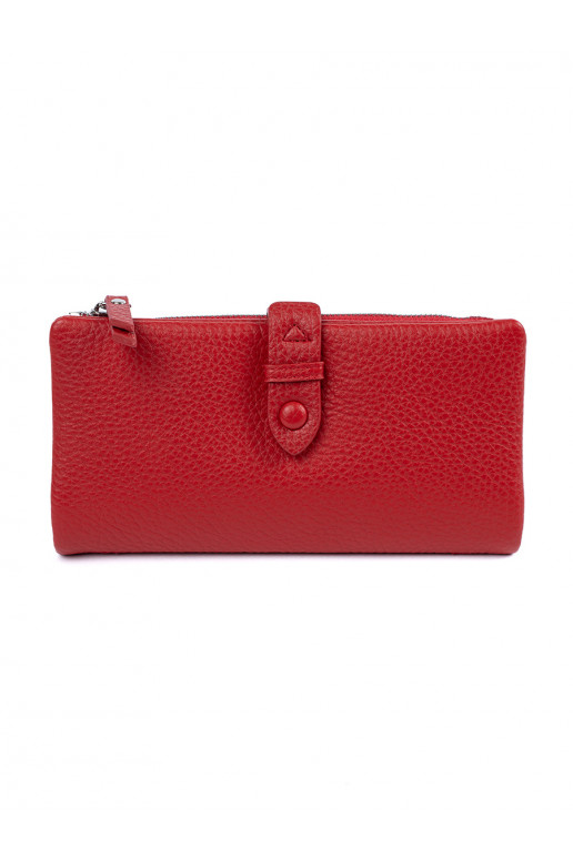 sarkanas krāsas Sieviešu maks z przegródkami