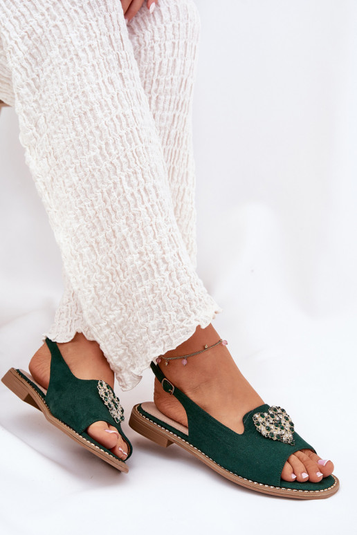 Sieviešu basenes  Heartsm S.Barski KV27-018 Zaļas krāsas Sieviešu basenes  Heartsm S.Barski KV27-018 Zaļas krāsas