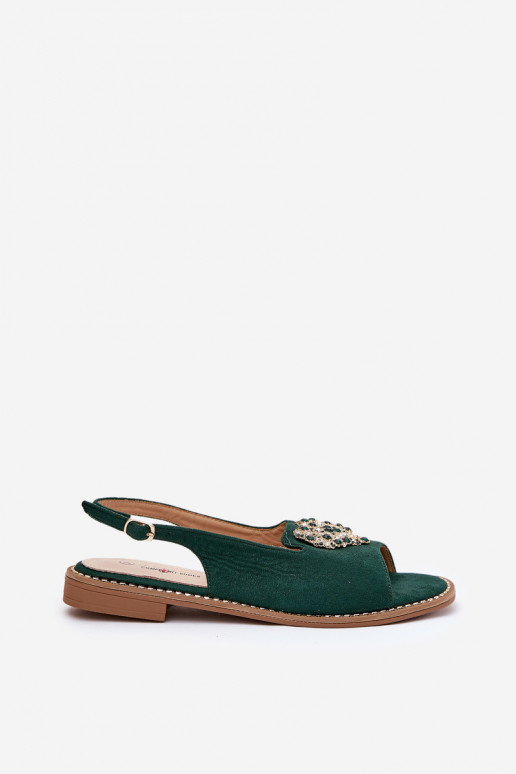 Sieviešu basenes  Heartsm S.Barski KV27-018 Zaļas krāsas Sieviešu basenes  Heartsm S.Barski KV27-018 Zaļas krāsas