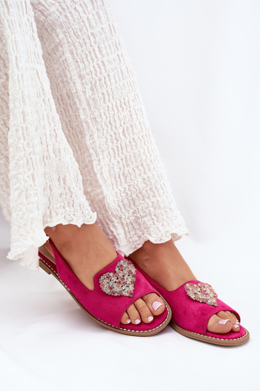 Sieviešu basenes  Heartsm S.Barski KV27-018 rozā krāsas Sieviešu basenes  Heartsm S.Barski KV27-018 rozā krāsas