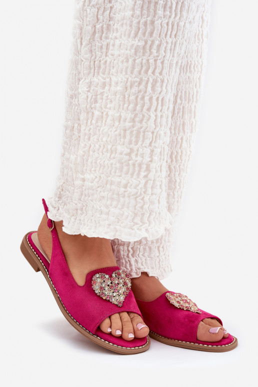 Sieviešu basenes  Heartsm S.Barski KV27-018 rozā krāsas Sieviešu basenes  Heartsm S.Barski KV27-018 rozā krāsas