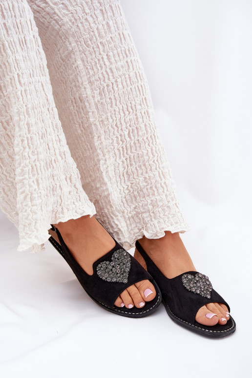 Sieviešu basenes  Heartsm S.Barski KV27-018 Melns Sieviešu basenes  Heartsm S.Barski KV27-018 Melns