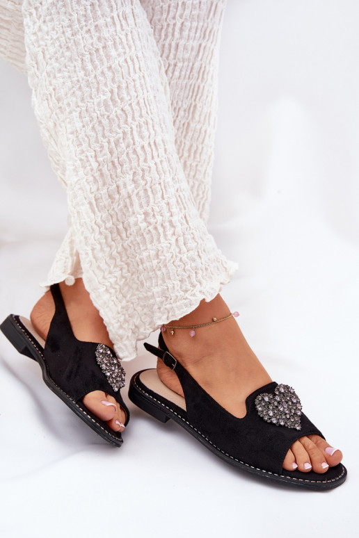 Sieviešu basenes  Heartsm S.Barski KV27-018 Melns Sieviešu basenes  Heartsm S.Barski KV27-018 Melns