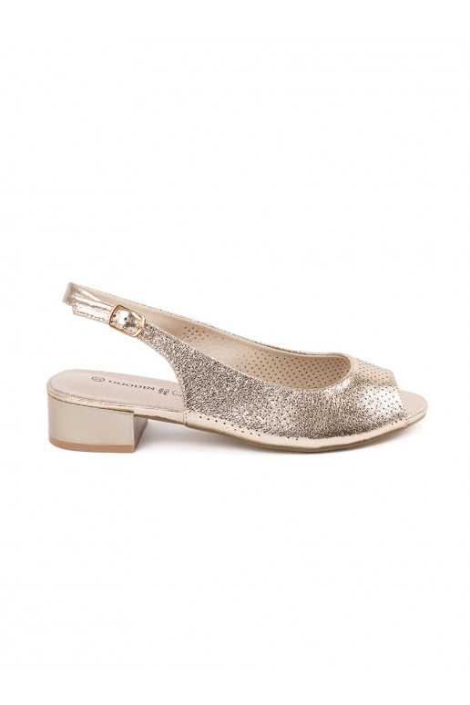 Zelta krāsas  kurpes  Zelta krāsas  kurpes