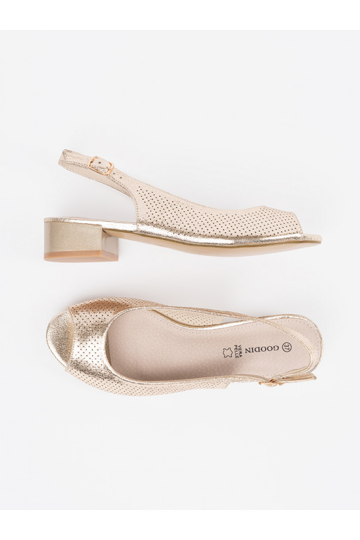 Zelta krāsas  kurpes  Zelta krāsas  kurpes