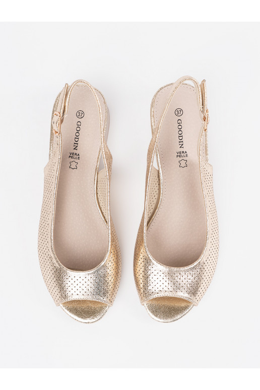 Zelta krāsas  kurpes  Zelta krāsas  kurpes