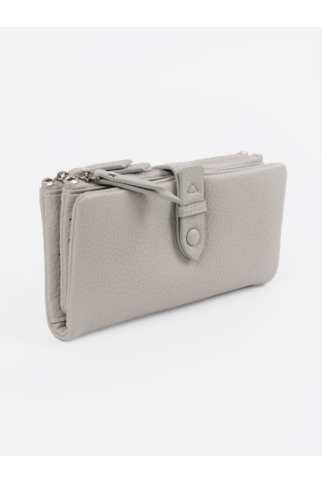 pelēkas krāsas Sieviešu maks z przegródkami 2