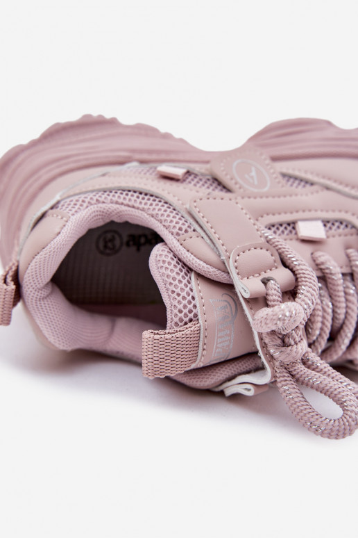  modeļa apavi Bērnu apavi ar platformu Rozā krāsas Hanomess